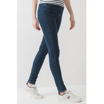 Blugi skinny cu talie medie