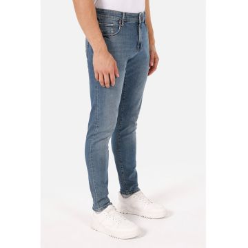 Blugi skinny cu talie medie