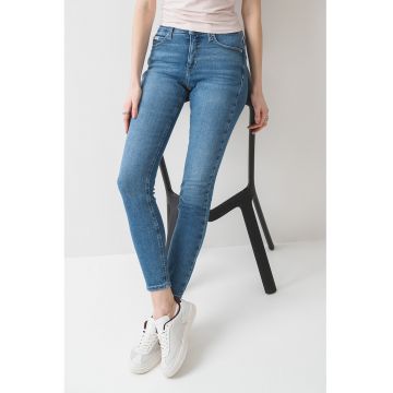 Blugi skinny cu talie medie