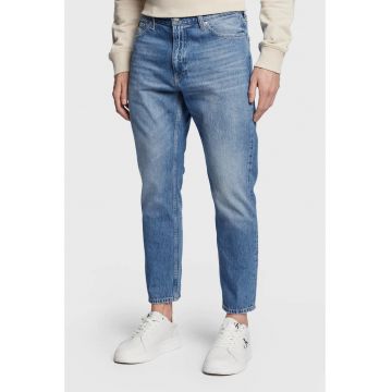 JEANS - Blugi drepti cu aspect decolorat