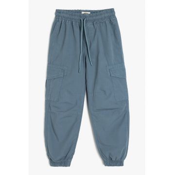 Pantaloni cargo din bumbac Baggy