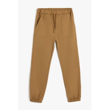 Pantaloni de trening cu buzunare laterale