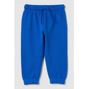 Pantaloni de trening cu talie medie si snur