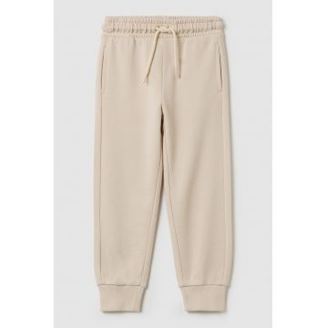 Pantaloni de trening din bumbac cu buzunare laterale