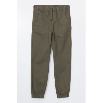 Pantaloni jogger de bumbac - cu snur