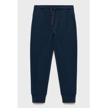 Pantaloni jogger uni cu snur