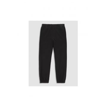 Pantaloni lungi - 302632282 - Bumbac - Negru