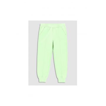 Pantaloni lungi - 302632305 - Bumbac - Verde