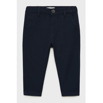 Pantaloni regular-fit din amestec de in