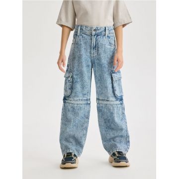 Reserved - BOYS` JEANS TROUSERS - albastru