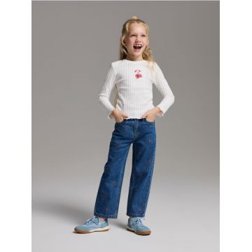 Reserved - GIRLS` JEANS TROUSERS - albastru