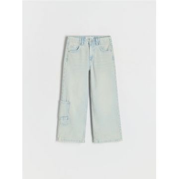 Reserved - GIRLS` JEANS TROUSERS - albastru