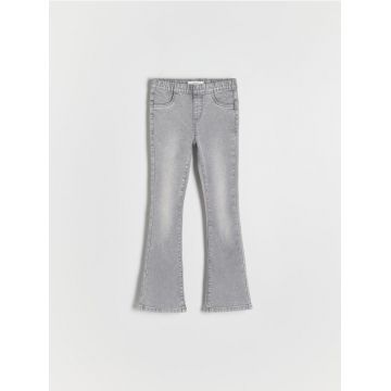 Reserved - GIRLS` JEANS TROUSERS - gri deschis