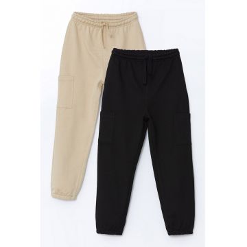 Set de pantaloni de trening cargo - 2 perechi