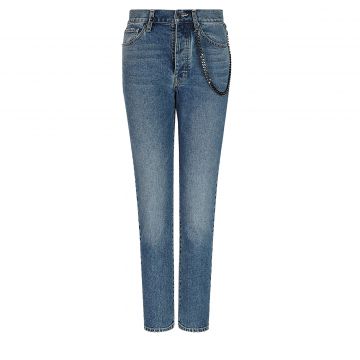 J51 five-pocket, carrot-fit denim jeans 25r