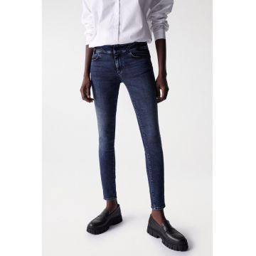 Blugi skinny cu talie joasa