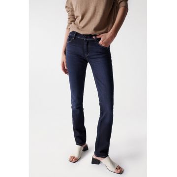 Blugi skinny cu talie medie