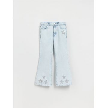 Reserved - GIRLS` JEANS TROUSERS - albastru