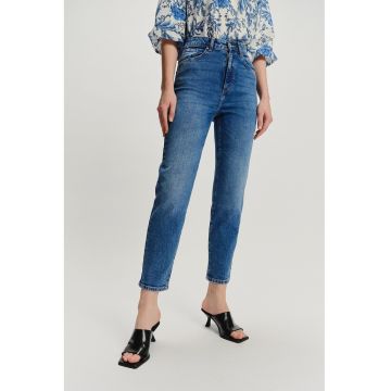 Blugi crop slim-fit din amestec de modal Blugi crop slim-fit din amestec de modal